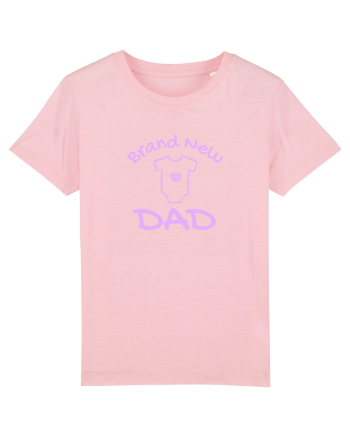 Brand New Dad (roz, fetiță)  Cotton Pink