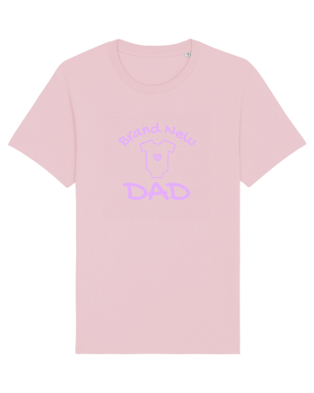 Brand New Dad (roz, fetiță)  Cotton Pink