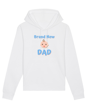 Brand New Dad (albastru, băiat)  White