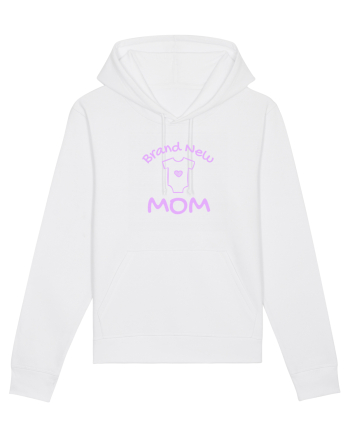 Brand New Mom (roz, fetiță)  White