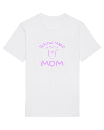 Brand New Mom (roz, fetiță)  White