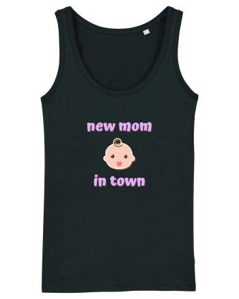 New mom in town. (roz, fetiță)  Black
