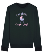 Fairytales come true. (cărucior bebeluș)  Bluză mânecă lungă Unisex Rise