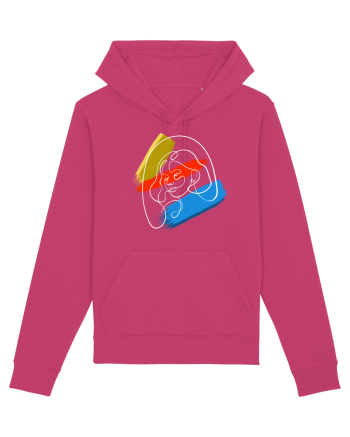 Girl in color Raspberry