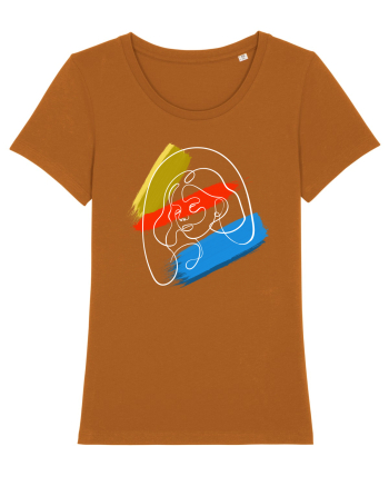 Girl in color Roasted Orange