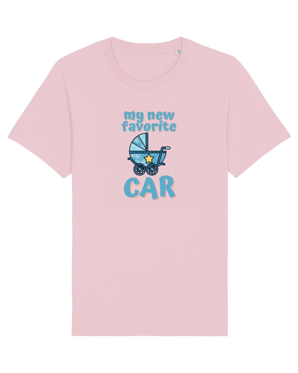 Tricou mânecă scurtă Unisex Rocker Cotton Pink