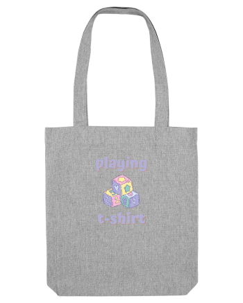 Tricou de joacă.  Heather Grey