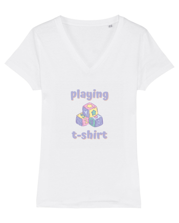 Tricou de joacă.  White