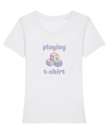 Tricou de joacă.  White