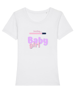 Loading baby girl.  Tricou mânecă scurtă guler larg fitted Damă Expresser