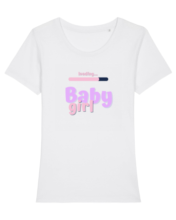 Loading baby girl.  White