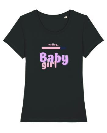 Loading baby girl.  Black