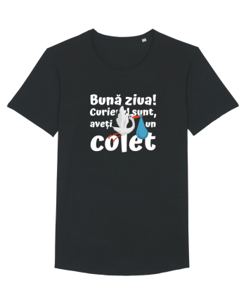 Curier Barză, aveți un colet.  Black