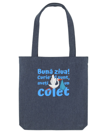 Curier Barză, aveți un colet. (albastru, băiat)  Midnight Blue
