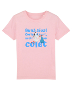 Curier Barză, aveți un colet. (albastru, băiat)  Tricou mânecă scurtă  Copii Mini Creator