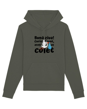 Curier Barză, aveți un colet. (negru)  Khaki