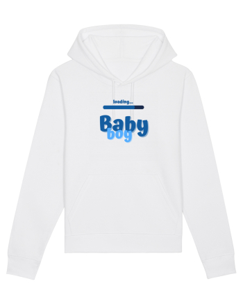 Loading baby boy. White
