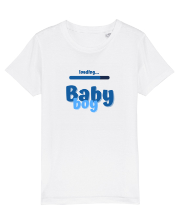 Loading baby boy. White