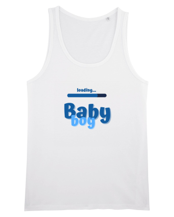 Loading baby boy. White