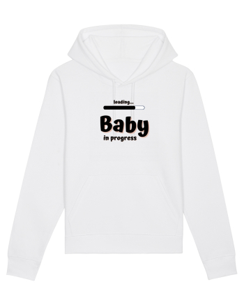 Loading baby in progress. (negru)  White