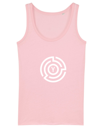 yoga abstract Cotton Pink