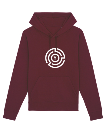 yoga abstract Burgundy