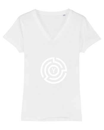 yoga abstract White