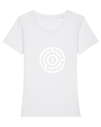 yoga abstract White