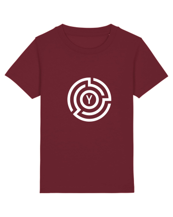 yoga abstract Burgundy