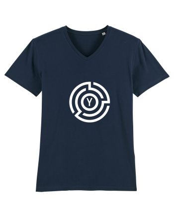 yoga abstract French Navy