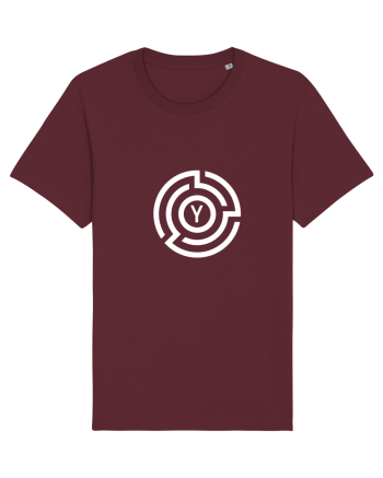 yoga abstract Burgundy
