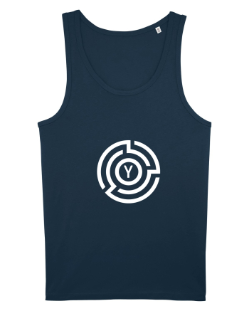 yoga abstract Navy