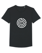 yoga abstract Tricou mânecă scurtă guler larg Bărbat Skater