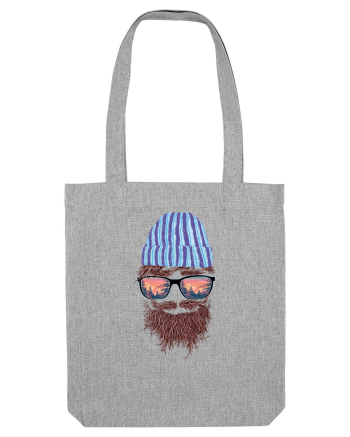 No Face Mountain Hipster Heather Grey