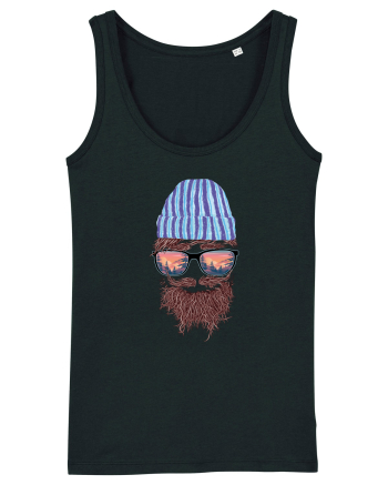 No Face Mountain Hipster Black