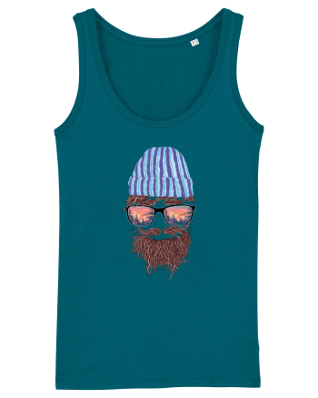 No Face Mountain Hipster Ocean Depth