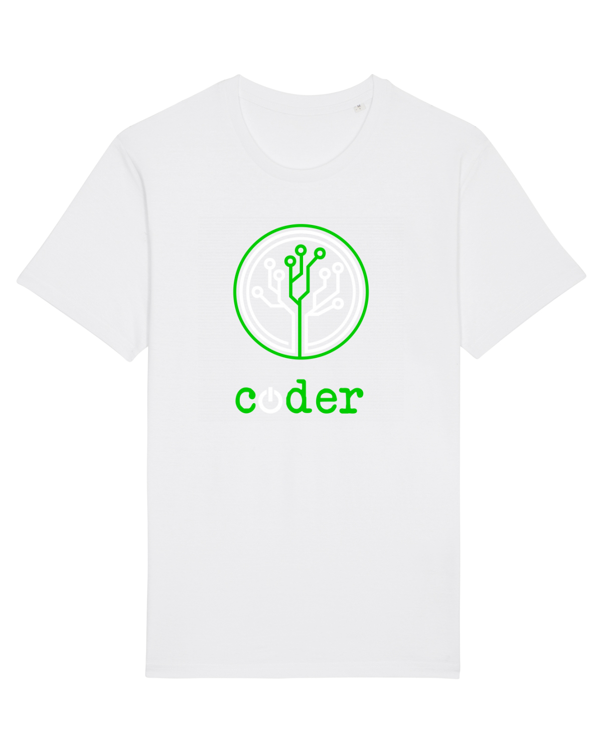 Tricou mânecă scurtă Unisex Rocker White