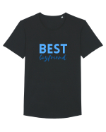 Best boyfriend.  Tricou mânecă scurtă guler larg Bărbat Skater