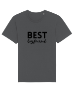 Best boyfriend. (negru)  Tricou mânecă scurtă Unisex Rocker