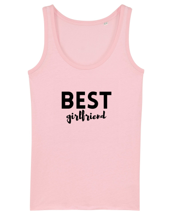 Best girlfriend (negru)  Cotton Pink