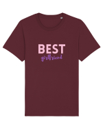 Best girlfriend.  Tricou mânecă scurtă Unisex Rocker