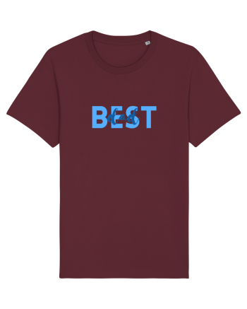 Best dad. Burgundy