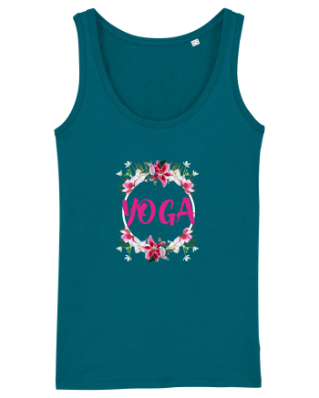 yoga floral design Ocean Depth