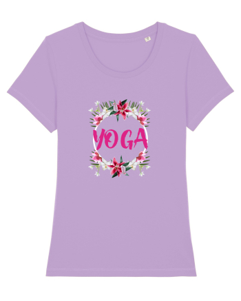 yoga floral design Lavender Dawn