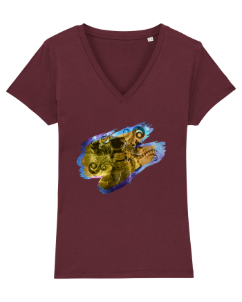 Tentacle Astronaut Burgundy