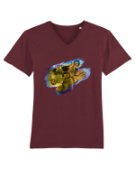 Tentacle Astronaut Tricou mânecă scurtă guler V Bărbat Presenter