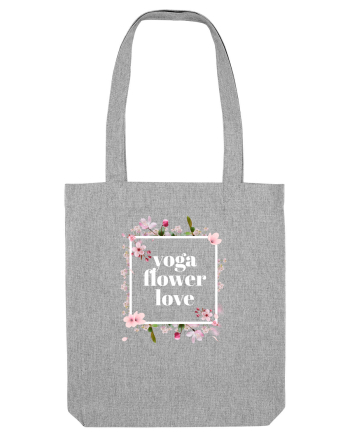 yoga floral design 10 Heather Grey