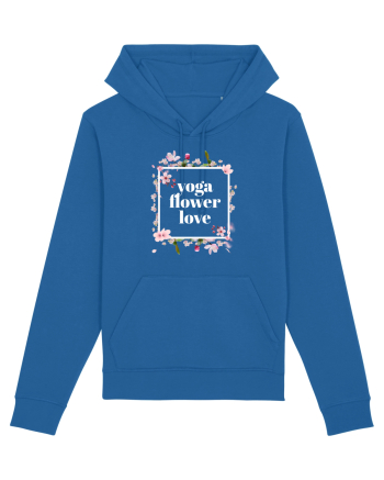 yoga floral design 10 Royal Blue