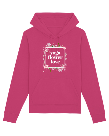 yoga floral design 10 Raspberry