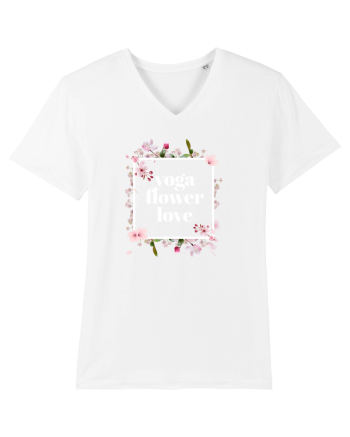 yoga floral design 10 White